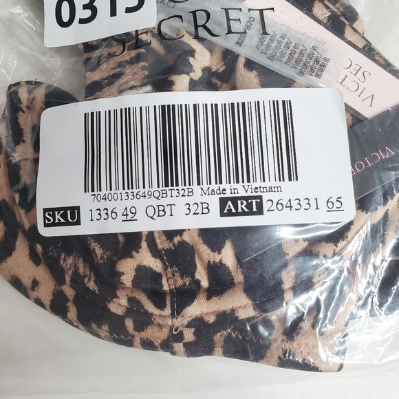 𝅺victoria's SECRET SWIM Shine Strap Wicked Bikini Top Size 32B - Picture 5 of 7